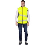 Жилет мужской утепленный ACTIVE (Жил005) жел/син (120-124, 182-188)