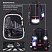 превью Ранец BRAUBERG PREMIUM, 2 отделения, с брелком, «City car», LED ЛАМПОЧКИ, 38×29х16 см