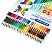 превью Карандаши цветные супермягкие яркие трехгранные BRAUBERG MAX50 цветовгрифель мягкий 3.3 мм181860