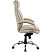 превью Кресло для руководителя Комус Мебель (Easy Chair) 516 бежевое (экокожа, металл хромированный)
