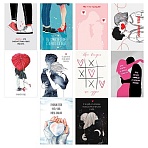 Набор открыток 30шт., «Love», глянцевая ламинация