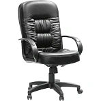 Кресло Chairman СН 416 экокожа черная (глянец)