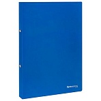 Папка на 2 кольцах А4 BRAUBERG UNIVERSAL, 25 мм, синяя, до 170 листов, 0.5 мм