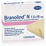 Мазевая повязка Branolind N с перуанским бальзамом 7.5×10 см (30 штук в упаковке)