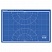 превью Коврик (мат) для резки BRAUBERG EXTRA 5-слойный, А3 (450×300 мм), двусторонний, толщина 3 мм, синий, 237177