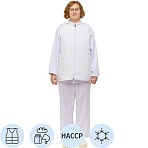 Жилет для пищевого производства у17-ЖЛ ун. (внеш)ХАССП белый (44-46)182-188