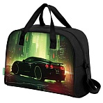Сумка для занятий BRAUBERG KIDS с ручками, с плечевым ремнем, подкладка, 35×25x15 см, «Зеленый город»