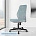 превью Кресло офисное Easy Chair 224 LPU серо-голубое (велюр, металл)