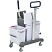превью Тележка уборочная Vileda Professional КомбиСпид Про 2-ведерная с отжимом 1×25 л + 1×10 л (арт. производителя 149099)
