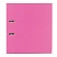 превью Папка-регистратор BRAUBERG с покрытием из ПВХ, 80 мм, с уголком, розовая (удвоенный срок службы)