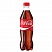 превью Напиток газированный COCA-COLA, 0.5 л, пластиковая бутылка