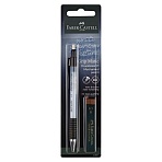 Карандаш механический Faber-Castell «Grip Matic»+грифели, 0.5мм, небесный, блистер