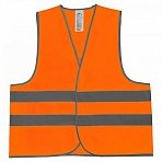 Жилет сигнальный2 светоотражающие полосыОРАНЖЕВЫЙXXXL (60-62)ГРАНДМАСТЕР610888
