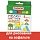 Мел в ведерке для асфальта и классной доски 40 штук, цветной квадратный, ПИФАГОР