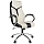 Кресло руководителя Helmi HL-E01 «Inari», экокожа черная/бежевая, хром