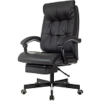 Кресло для руководителя Easy Chair 624 с массажным модулем чёрное (экокожа, пластик)