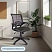 превью Кресло офисное Комус Мебель (Easy Chair) 304 чёрное (сетка/ткань, пластик)