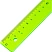превью Линейка Attache Bright Colours 30 см пластиковая зеленая