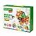 превью Магнитный конструктор BIG MAGNETIC BLOCKS-64, 64 детали, с колесной базой, BRAUBERG KIDS