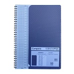 Блокнот В5, в точку, 50 л, со съемной линейкой Comix C7108 BU голубой
