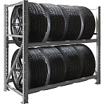 Стеллаж металлический MS Pro 1200/1353×606 стационарный для хранения 8 шин