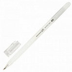 Ручка гелевая BRAUBERG Art Classic, БЕЛАЯ, корпус тонированный белый, узел 1 мм, линия письма 0.5 мм