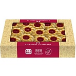 Печенье Деловой Стандарт сдобное Курабье с вишневым мармеладом, 360г