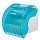 Диспенсер для туалетной бумаги в стандартных рулонах, тонированный голубой, ЛАЙМА