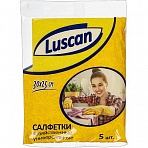 Салфетка универсальная Luscan вискоза 30×25 см 5 штук в упаковке
