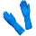 Перчатки ПВХ КЩС Gward Sandy Long PVC014 синие р.10, XL (6 пар/уп)