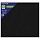 Холст черный на картоне (МДФ), 40×50 см, грунт, хлопок, мелкое зерно, BRAUBERG ART CLASSIC