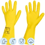 Перчатки резиновые Vileda Professional желтые (размер 8, M, артикул производителя 100759)