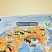превью Карта мира физическая «Полушария» 101×69 см, 1:37М, интерактивная, в тубусе, BRAUBERG