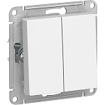 Выключатель 2-кл. СП AtlasDesign 10А IP20 (сх. 5) 10AX бел. SE ATN000151