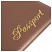 превью Обложка для паспорта OfficeSpace «Fusion» мягкий полиуретан, капучино, тиснение золотом