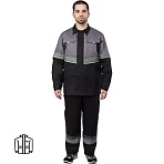 Куртка летняя муж л43-КУ сер/чер(44-46) 170-176 (серия Л)