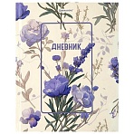 Дневник 1-11 класс 40 л., твердый, BRAUBERG, глянцевая ламинация, «Flowers»