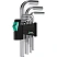 превью Набор ключей шестигранных (имбусовых) Wera Hex-Plus 950/9 SM 1.5-10 мм 9 штук (WE-021406)