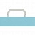 превью Папка-портфель пластиковая Attahce Акварель А4 голубой (332×250 мм, 1 отделение)