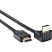 превью Кабель HDMI---HDMI ver 2.1 8K@60Hz угол 90град 1м, Telecom TCG256-1M