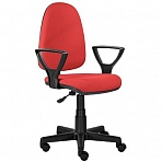 Кресло UP_Prestige O, ткань красный С-02 (гольф)