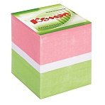 Блок для записей КОМУС на склейке 9×9х9 цветной блок 80-100 г