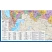 превью Карта России политико-административная 1:3 000 000 настенная 300x160 см с ламинацией