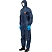 превью Комбинезон многоразовый с капюшоном Jeta Safety JPC75b синий 55 г/кв.м (размер XL)