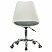 превью Кресло стул BRABIX «Eames MG-310 CH», хром, пластик белый, ткань серая