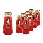Сок IL Primo томатный с солью с мякотью 0.2 л (8 штук в упаковке)