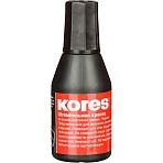 Краска штемпельная Kores (30мл, черный)