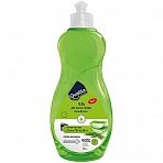 Средство для мытья посуды Qualita «Green tea & aloe», пуш-пул, 500мл