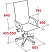 превью Кресло для руководителя Комус Мебель (Easy Chair) 580 чёрное (экокожа, металл хромированный)