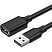 превью Кабель UGREEN US103 (10316) USB 2.0 A Male to A Female Cable.2м черный